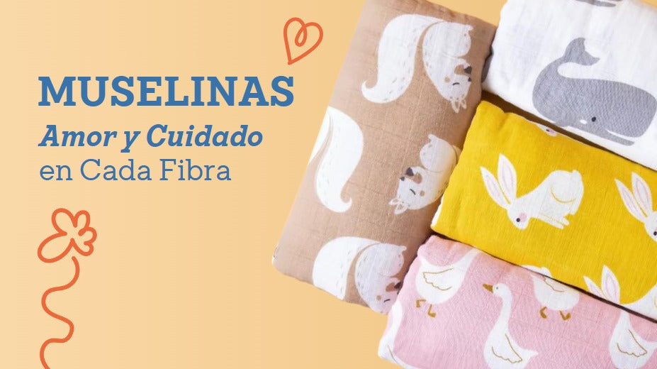 Beneficios del uso de muselinas para el cuidado diario del recién nacido