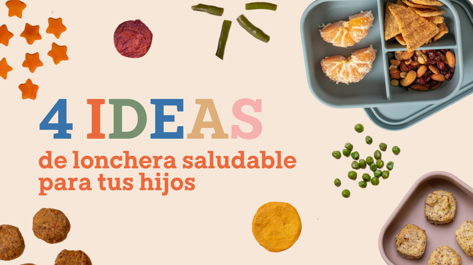 4 Ideas de Lonchera Saludable para tus Hijos